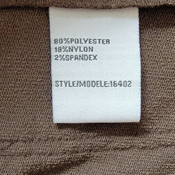 Lana Lee Women's Jacket Brown Corduroy Ruffled Trim Details Small (GUC) - Picture 6 of 8